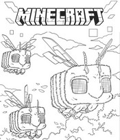 Dibujo gratuito - las abejas - Una película de Minecraft