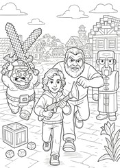 Dibujo gratuito - Henry - Una película de Minecraft
