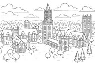 Kolorowanka - Szkoła - Supernatural Academy