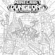 Imagen para colorear - Dungeons Echoing Void - Minecraft
