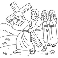 Dibujo gratuito - Las Estaciones de la Cruz - Pascua cristiana