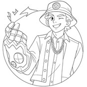 Dibujo para colorear - Manny - Mo Co