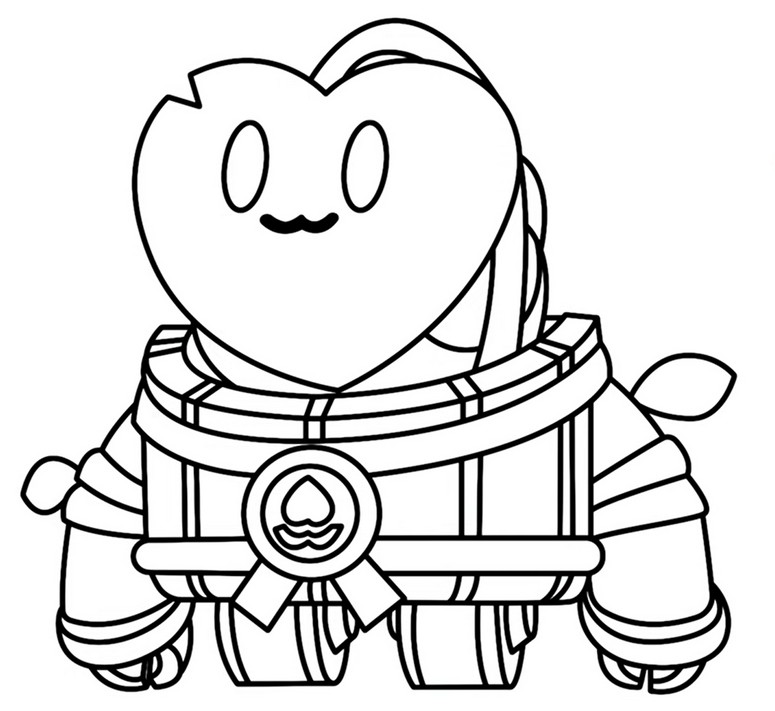 Coloring page Tanuki Sprout