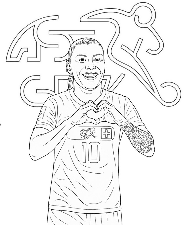 Coloring page Ramona Bachmann