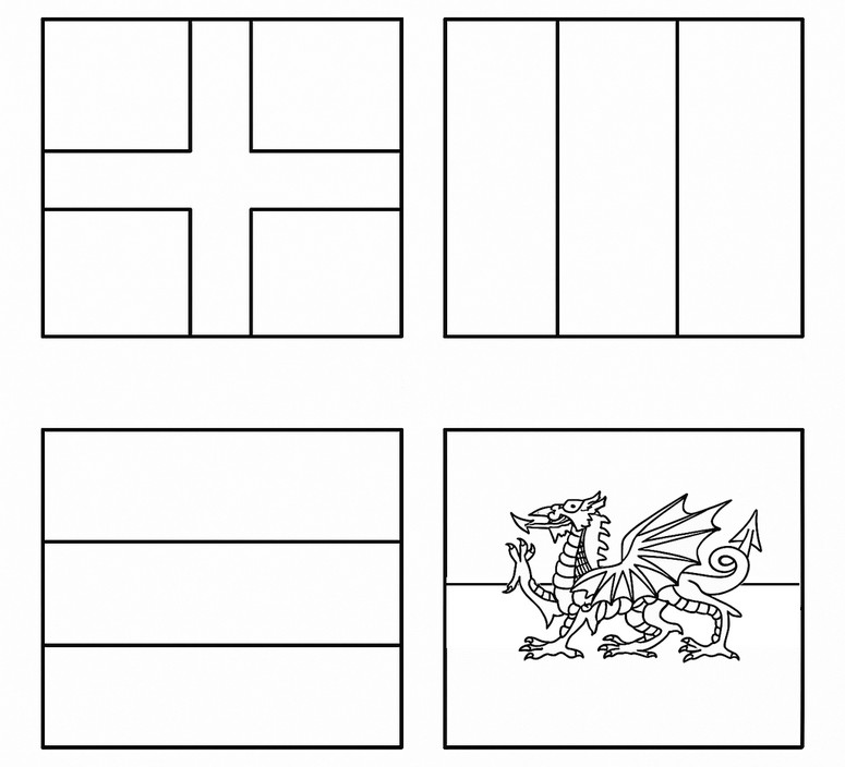 Coloring page Group D