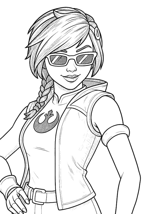 Coloring page Apprentice Evie