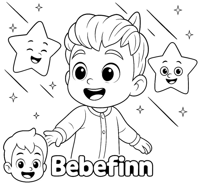 Coloring page Twinkle Twinkle Little Star