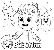 Dibujo descargable - Estrellita, ¿Dónde Estás? - Bebefinn