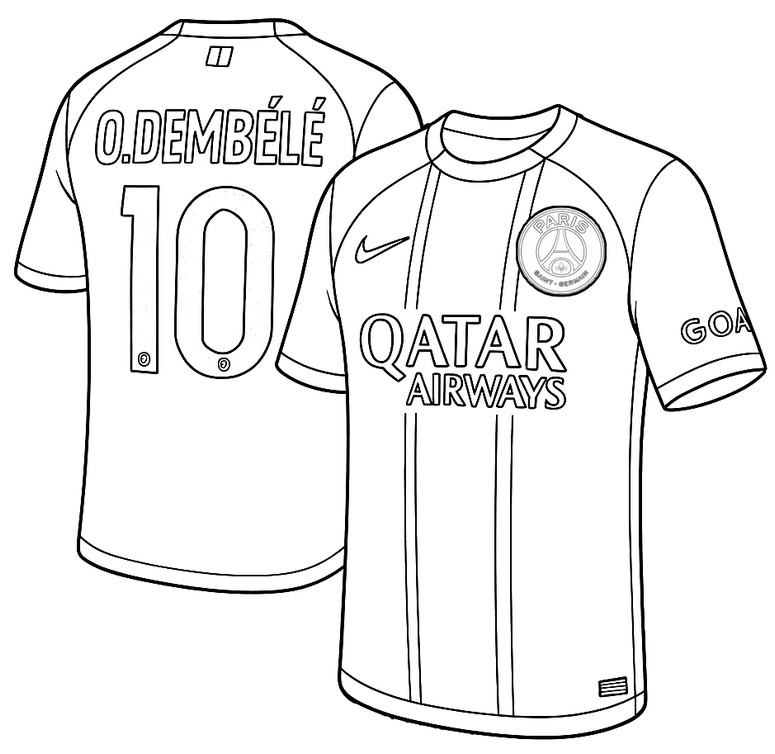 Coloring page Dembélé