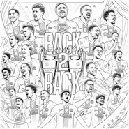 Coloriage - Back to Back - PSG Paris-Saint-Germain
