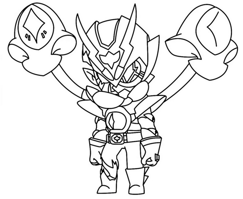 Disegno da colorare Shin Edgar