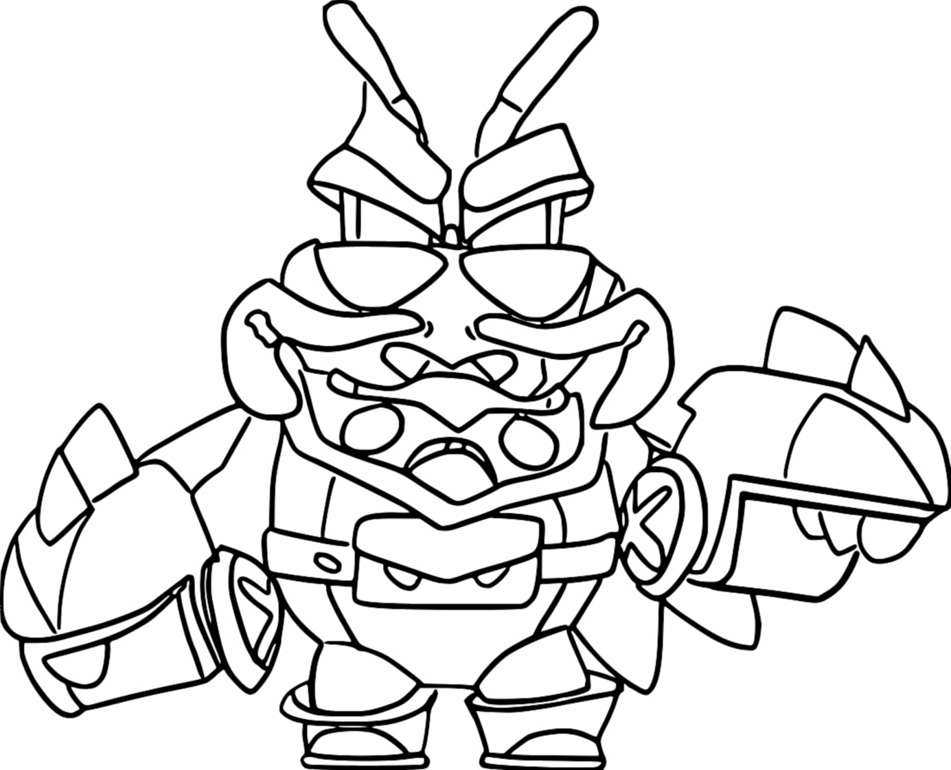 Disegno da colorare Clancy kaiju
