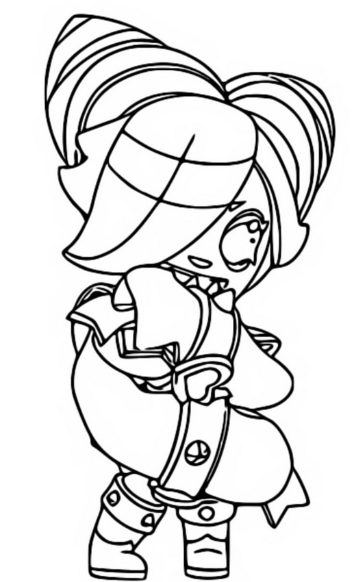 Disegno da colorare Colette tokusatsu