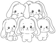 Disegno da colorare Bunini