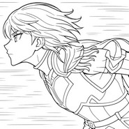 Imagen para colorear - Cha Hae-In - Solo Leveling