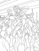 色塗り用イラスト - Lando Norris - フォーミュラ1