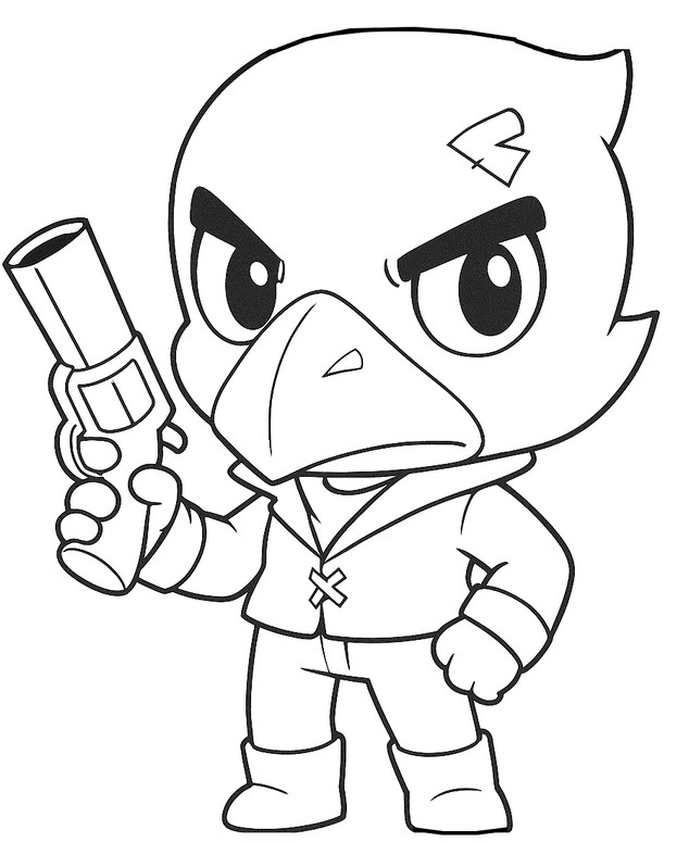 Kolorowanka Crow