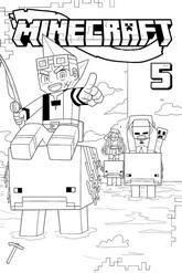 색칠 Minecraft 만화