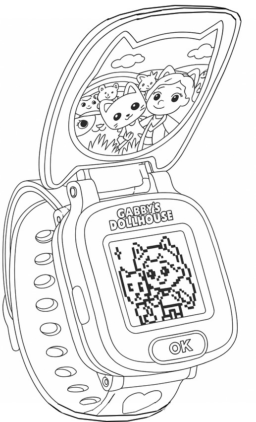 Coloring page Watch