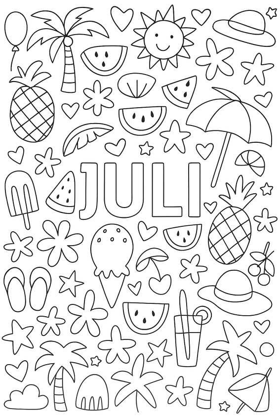 Coloring page Juli
