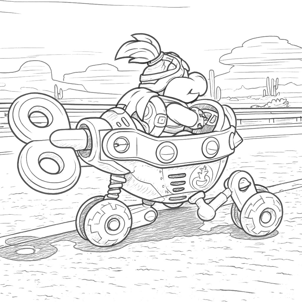 색칠 Bowser Jr.