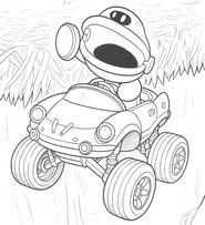 Dibujo gratuito - Shy Guy - Super Mario World