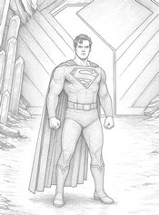Dibujo gratuito - El silencio de la fortaleza - Superman