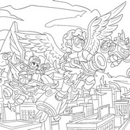 Illustrazione da colorare - Pelli angeliche - Brawl Stars - Angeli e demoni 2025