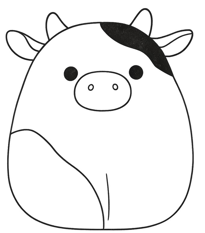 Dibujo para colorear Connor la vaca