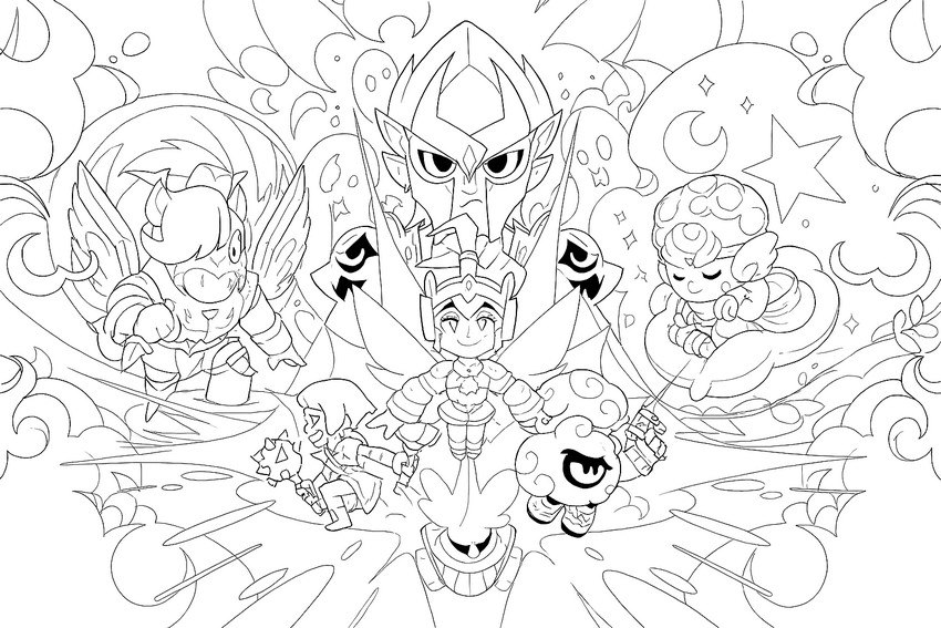 Coloriage Le choc des légendes