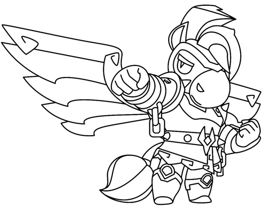 Coloriage BERRY PÉGASE