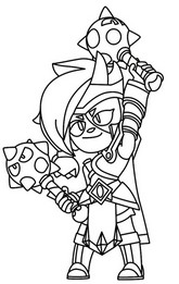 Disegno scaricabile - LUMI PERSEFONE - Brawl Stars - Leggende degli inferi