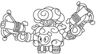 Disegno da stampare - SHEEPISH DARRYL - Brawl Stars - Leggende degli inferi