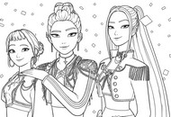 Illustrazione da colorare - Battle for the Fans - KPop Demon Hunters