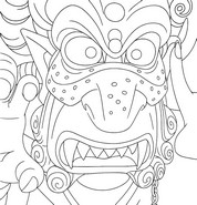 Dibujo para colorear Demonio