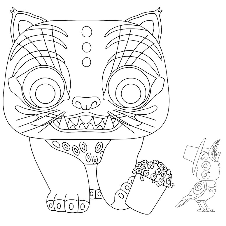 Tulostakaa värityskuvia Funko pop