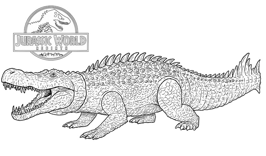 Dibujo para colorear Purussaurus