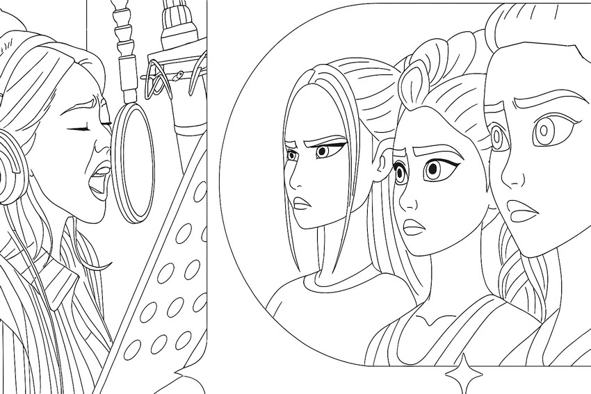 Dibujo para colorear Takedown - TWICE