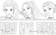 Coloring sheet - How It's Done - KPop Demon Hunters - Songs