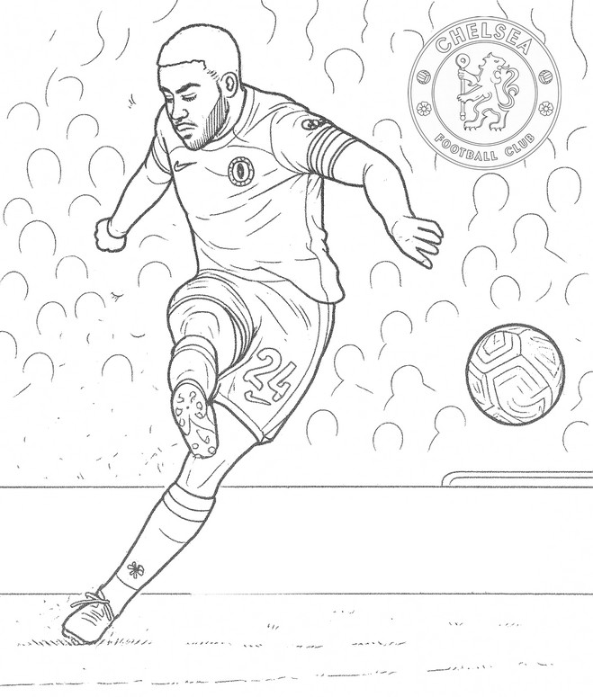 Coloriage Reece James