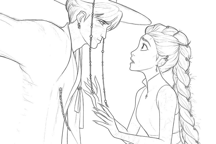 Dibujo para colorear Rumi & Gwi-Ma