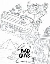 Imagen para colorear - El cartel - Los Tipos Malos 2