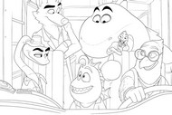 Dibujo para colorear - Los compinches - Los Tipos Malos 2