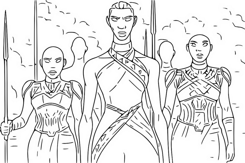 색칠 Noni - Eyes of Wakanda