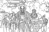 Dibujo descargable - Guerreros Hatut Zaraze - Eyes of Wakanda