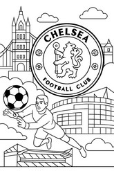 Coloring sheet - Chelsea - Premier League