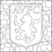 Printable coloring - Aston Villa - Premier League