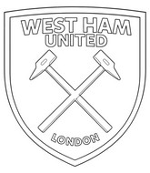 Printable coloring - West Ham - Premier League