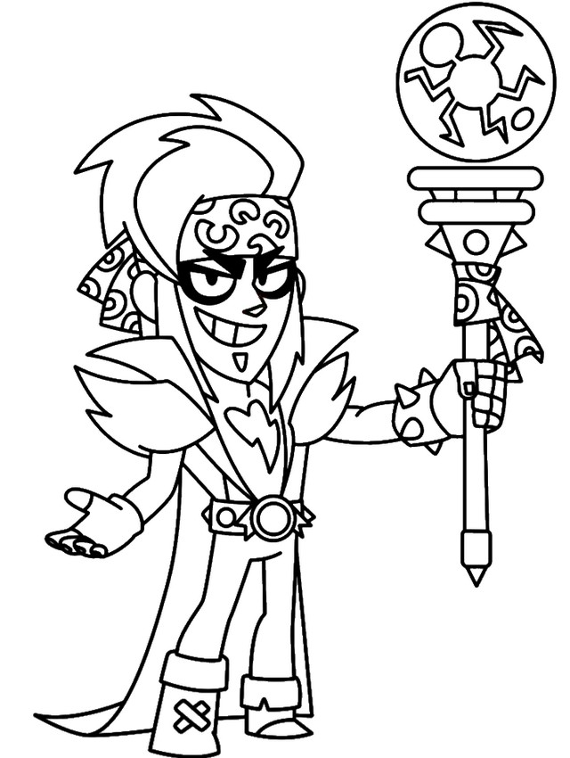 Image to color - Ziggy - Brawl Stars x Subway Surfers