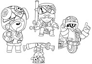 Boyama sayfası - Grafiti - Brawl Stars x Subway Surfers